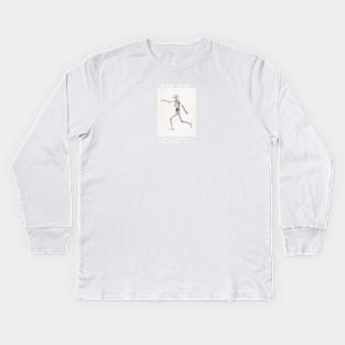 Human Skeleton, Lateral View, George Stubbs Kids Long Sleeve T-Shirt